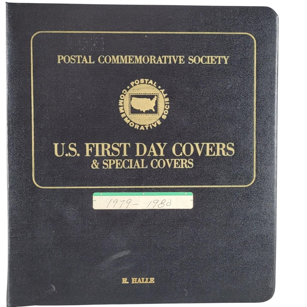 Postal Commemorative Society US First Day Covers Album 1979 1980 Binder 36 Pages